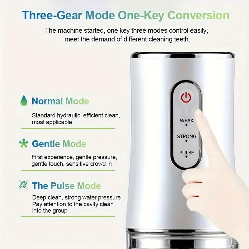 AquaRen™ - Electric Pulse Dental Water Flosser för djup rengöring