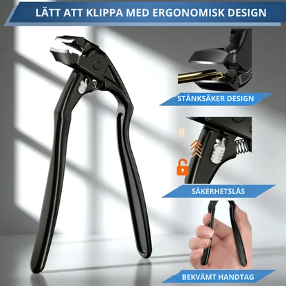 ErgoKlipp™ – Ergonomisk böjd nagelsax för tjocka naglar, inväxta naglar och enkel klippning