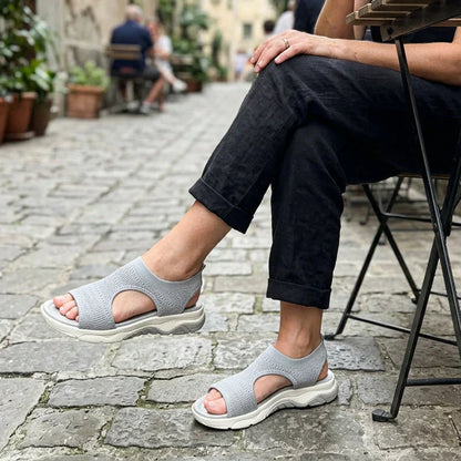 Komfora™ Bekväma, andningsbara, platta sandaler