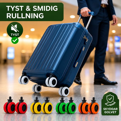 HjulVakt™ – Skydda dina resväskehjul och res utan bekymmer!