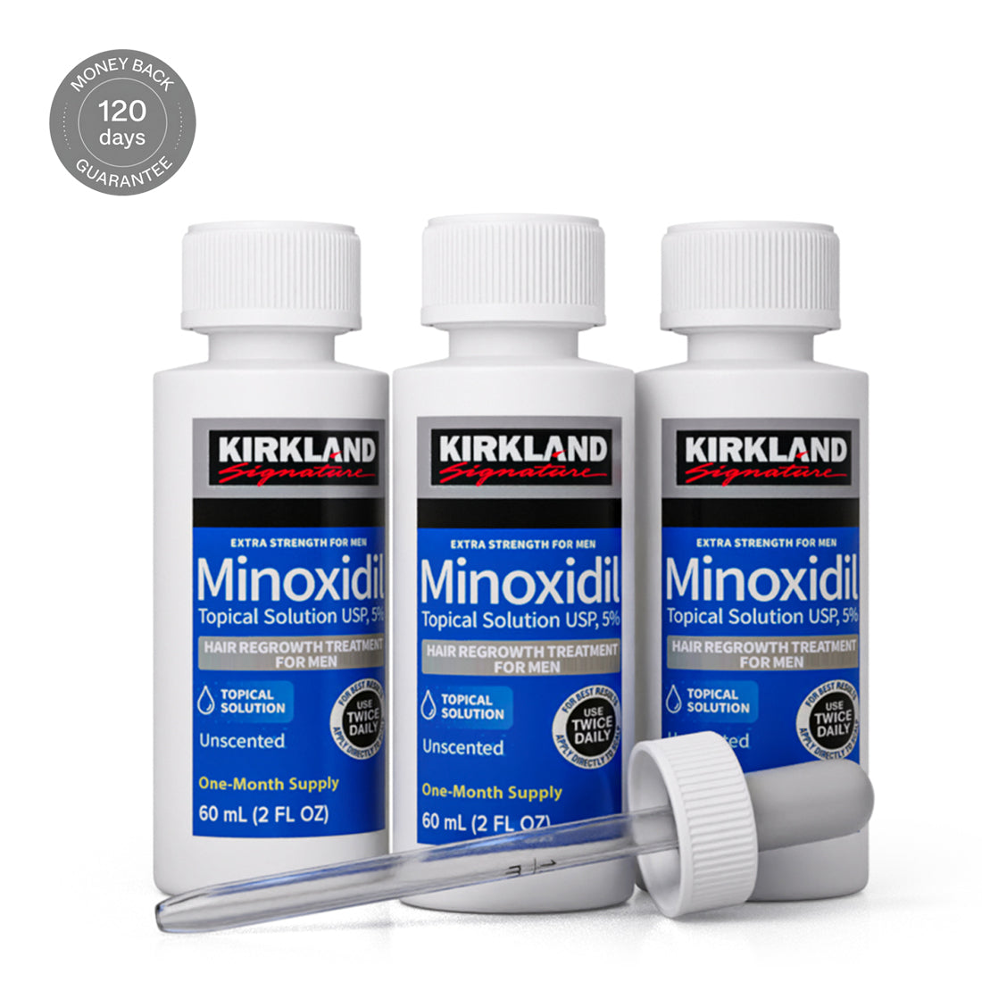 HårVäxt™ Minoxidil lotion 5 % baksida