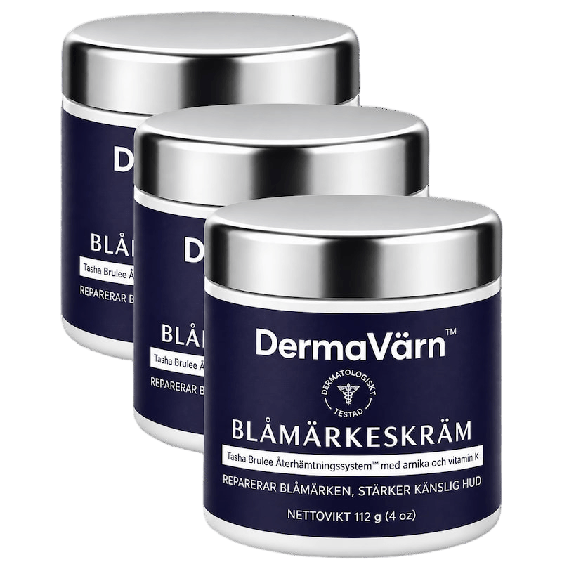DermaVärn™ kräm | Minska synliga blåmärken med 95 % och återställ fast hud på 5 Dagar
