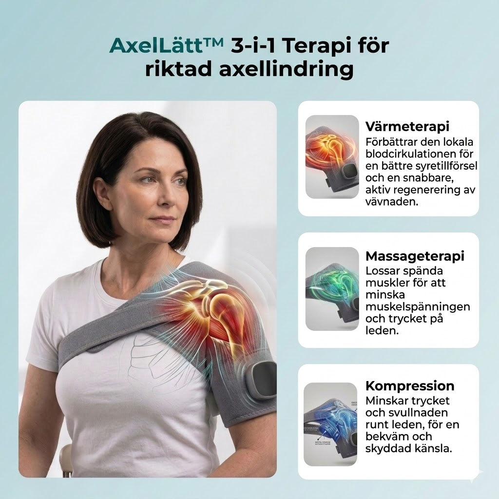 AxelLätt™ 3-i-1 Axelmassager