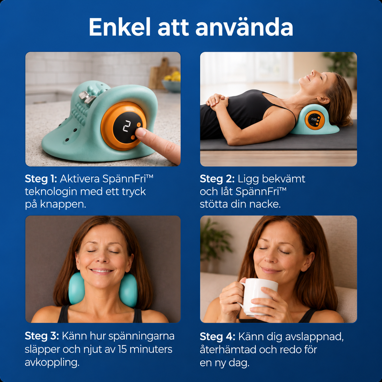 SpännFri™ | 5-i-1 Massageapparat