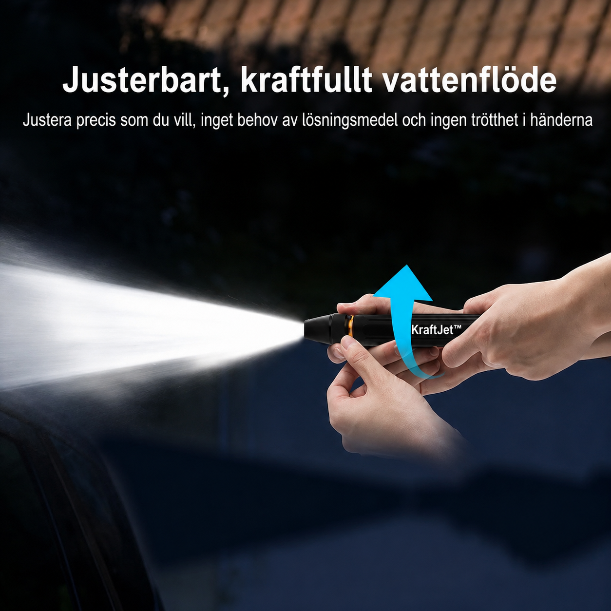 KraftJet™ Högtryckstvättspistol med gratis 5 meters slang och 4 kopplingar