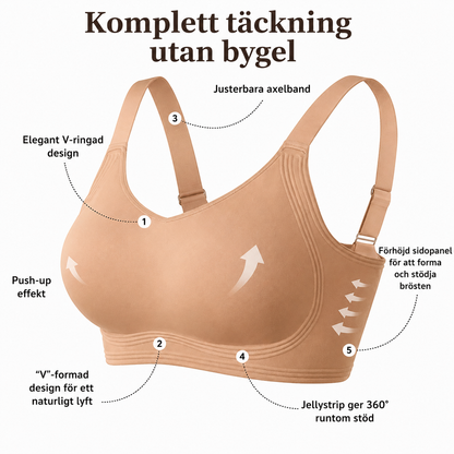 LyftForm™ | Sömlös push-up-bh utan bygel