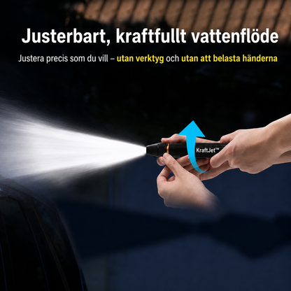 KraftJet™ Högtryckstvättspistol med gratis 5 meters slang och 4 kopplingar