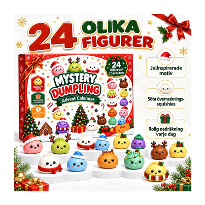 JullyKid™ Squishy Adventskalender – 24 överraskningar