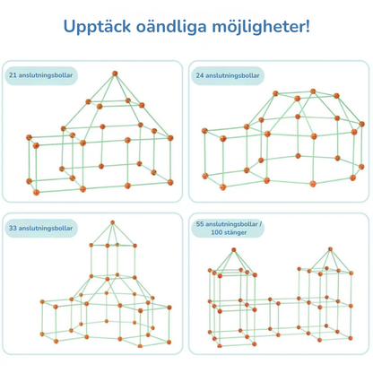 LekFort™ | Bygg ert eget äventyrsuniversum hemma