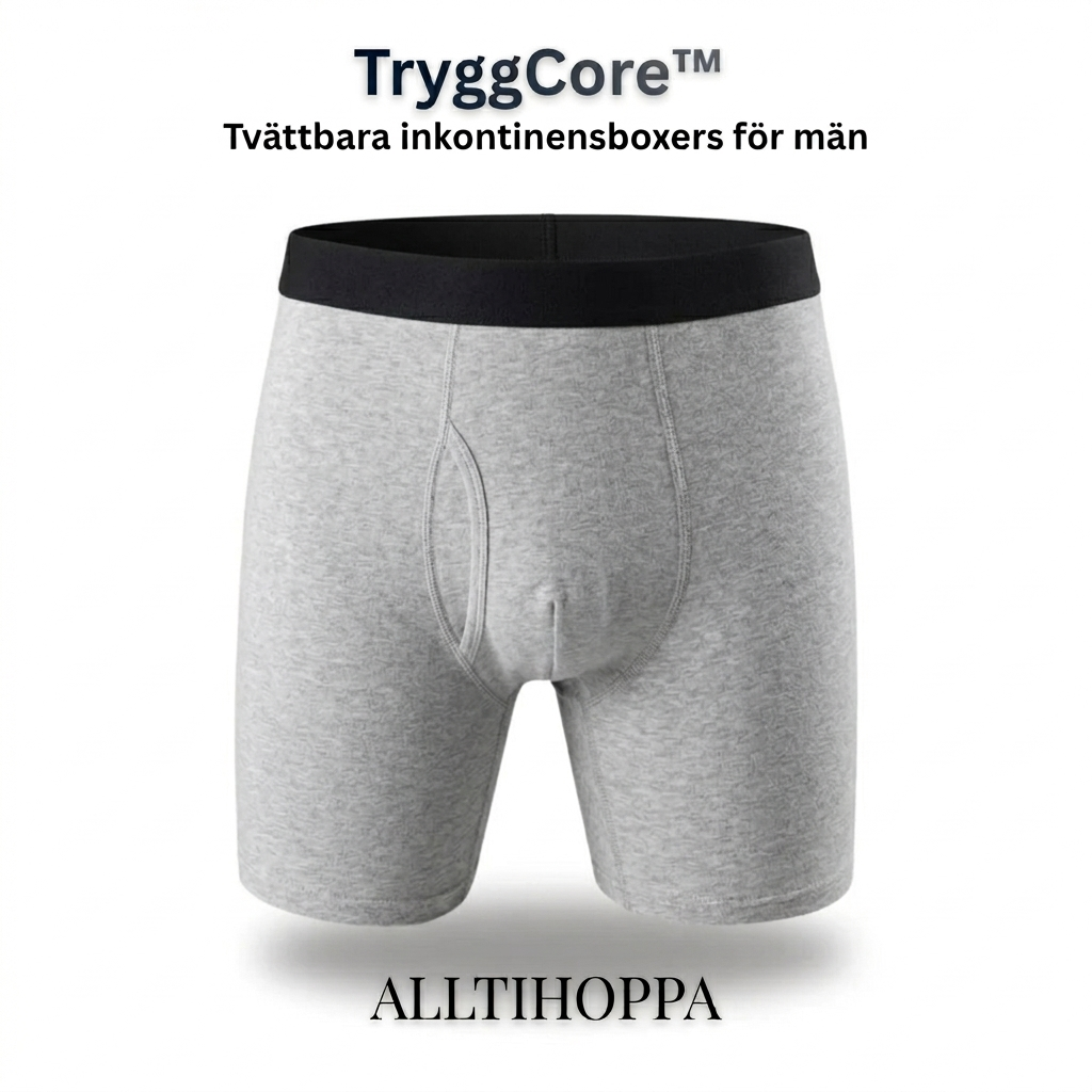 TryggCore™ | Ser ut som vanliga boxers. Skyddar som inget annat.