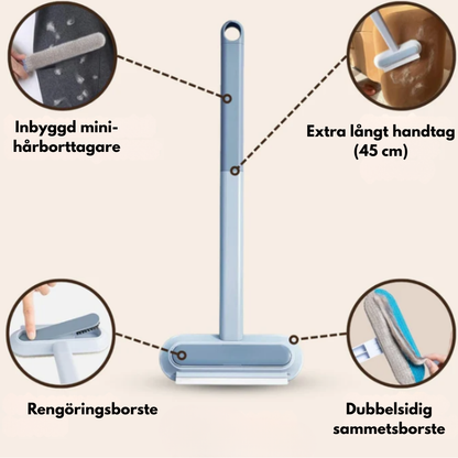 PälsRent™ Pro | 3-i-1 Djurhårsborttagare
