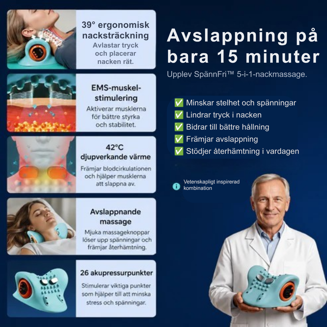 SpännFri™ | 5-i-1 Massageapparat