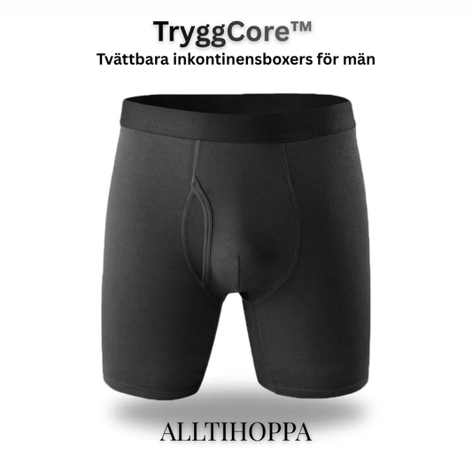 TryggCore™ | Ser ut som vanliga boxers. Skyddar som inget annat.