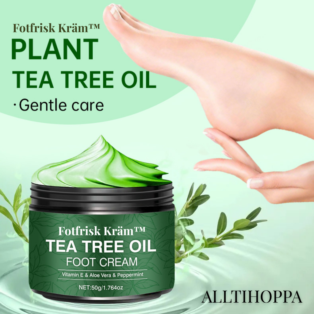 Fotfrisk Kräm™ – Lugna aloe vera & tea tree fotvård