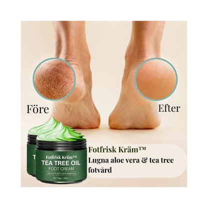 Fotfrisk Kräm™ – Lugna aloe vera & tea tree fotvård