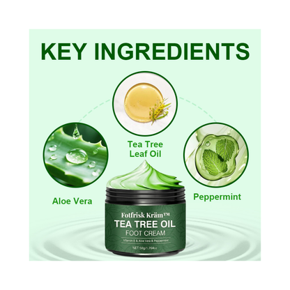 Fotfrisk Kräm™ – Lugna aloe vera & tea tree fotvård