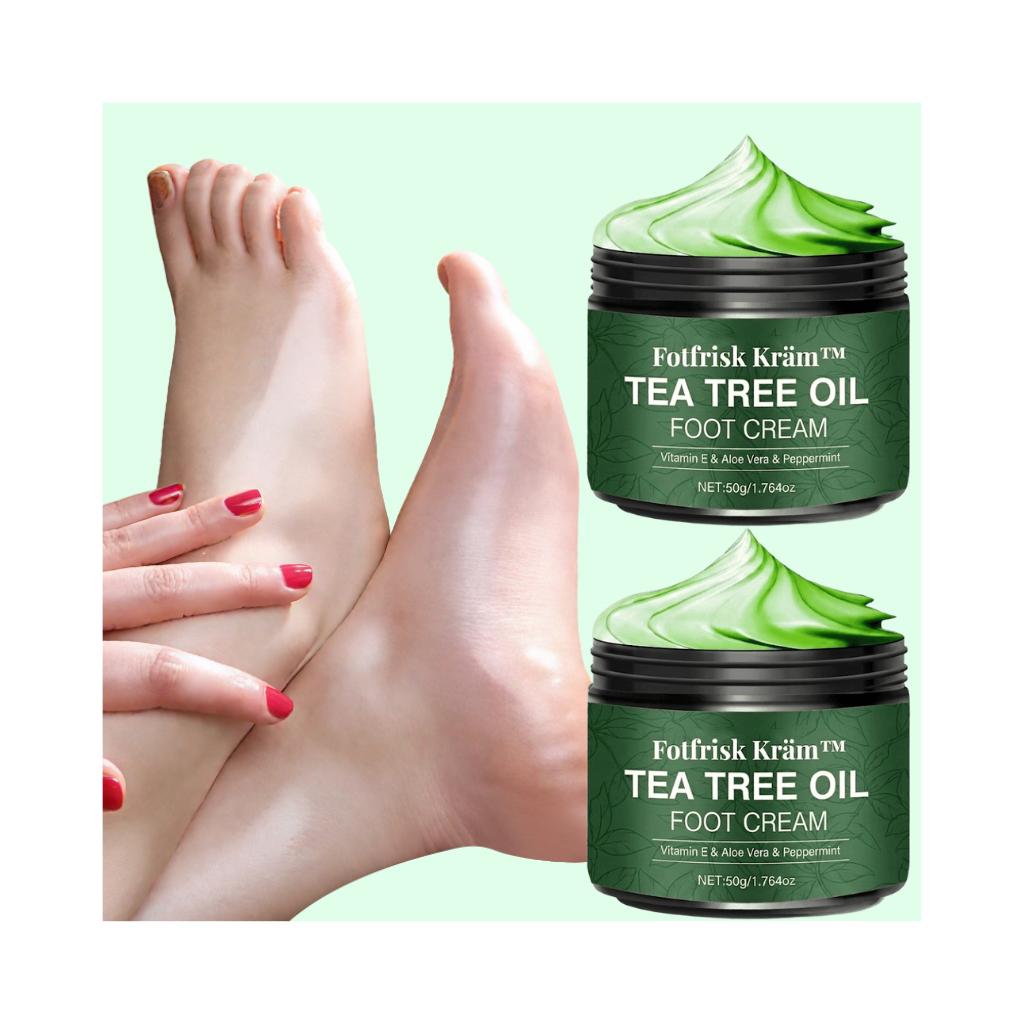 Fotfrisk Kräm™ – Lugna aloe vera & tea tree fotvård