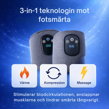 AnkelLugn™ 3-in-1 fotmassageapparat – märkbar lindring redan efter första användningen