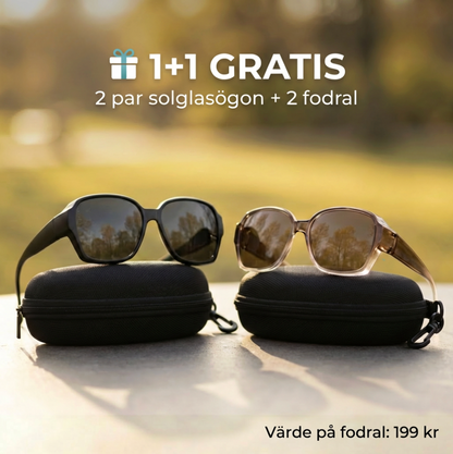 Lumora Optik™ | Solglasögon du bara sätter över dina glasögon – 1+1 gratis