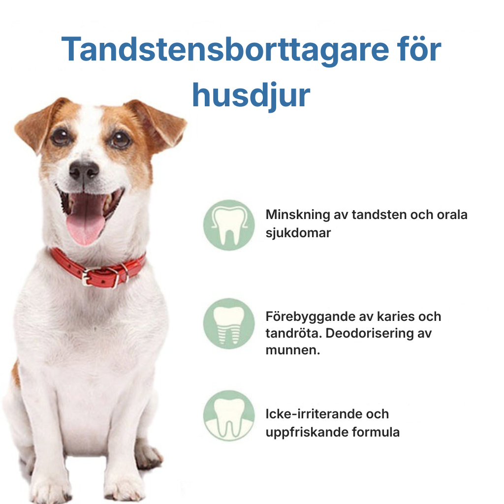 HundSmile™ skummande tandstensborttagare för husdjur