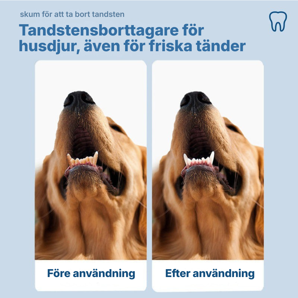 HundSmile™ skummande tandstensborttagare för husdjur