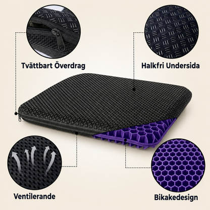 GelStöd™ Pro - Ergonomisk Sittkudde