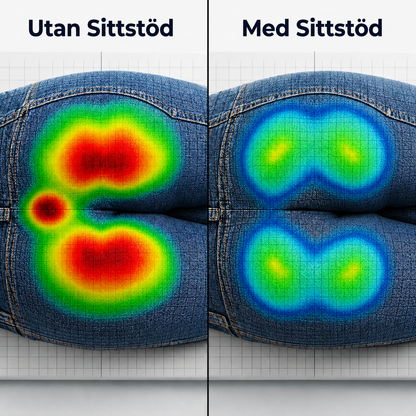 GelStöd™ Pro - Ergonomisk Sittkudde