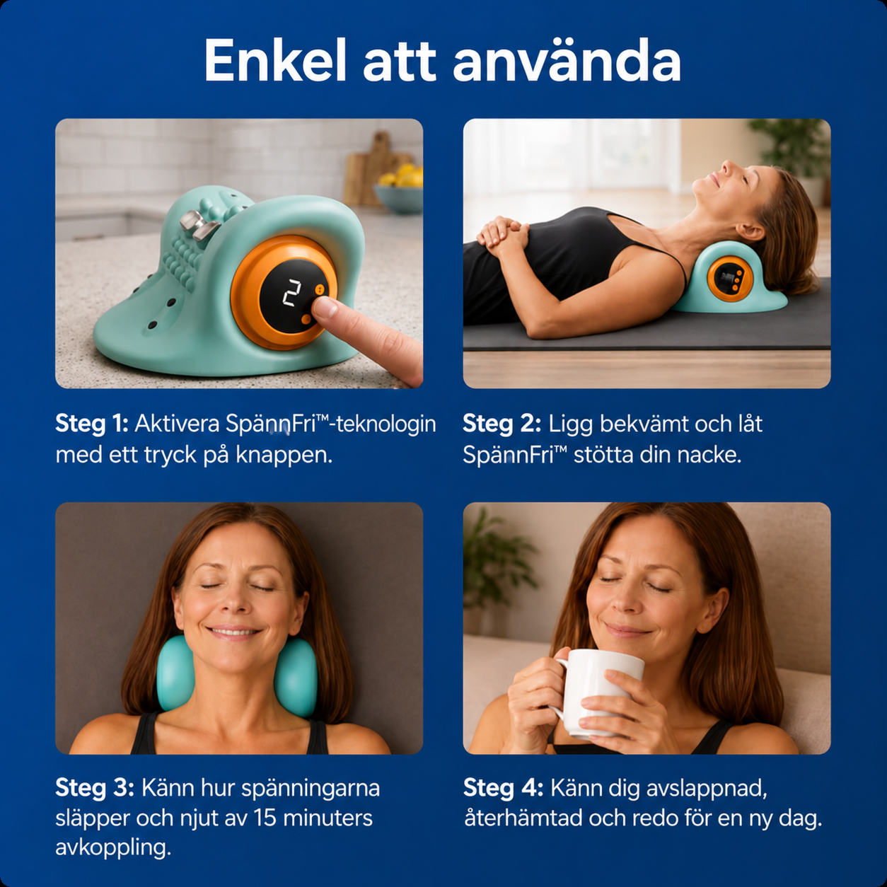 SpännFri™ | 5-i-1 Massageapparat