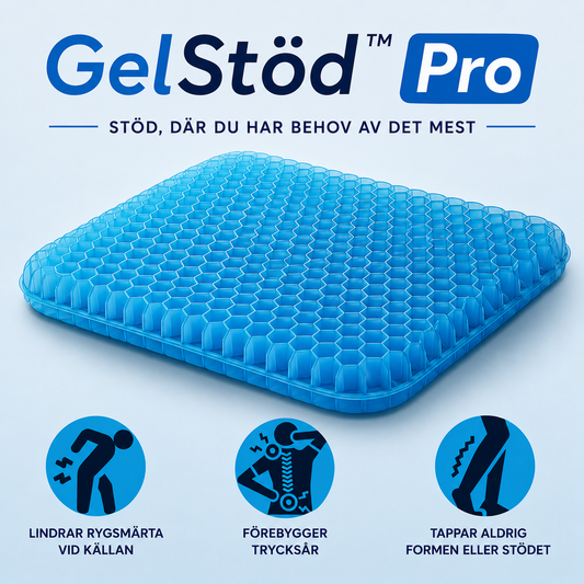 GelStöd™ Pro - Ergonomisk Sittkudde