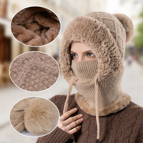 Frostéa™ 3-i-1 Vinterbalaclava – Fullt skydd & varm komfort