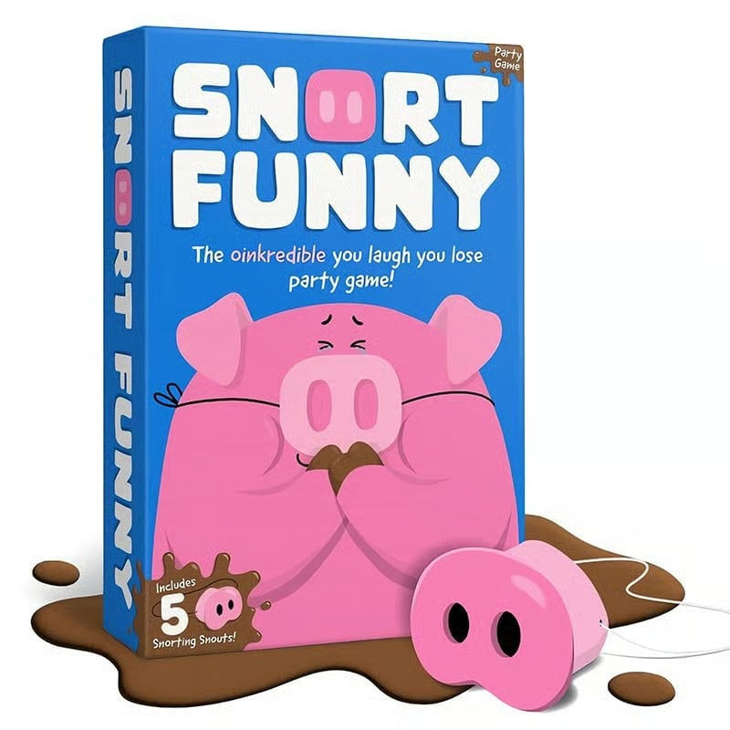Skrattnäsa™ — Ett enkelt och roligt sällskapsspel som får hela familjen att skratta tillsammans.