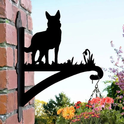 BlomTass™ -Metallställ för Blommor – Hundserie med Bedårande Djurvänner