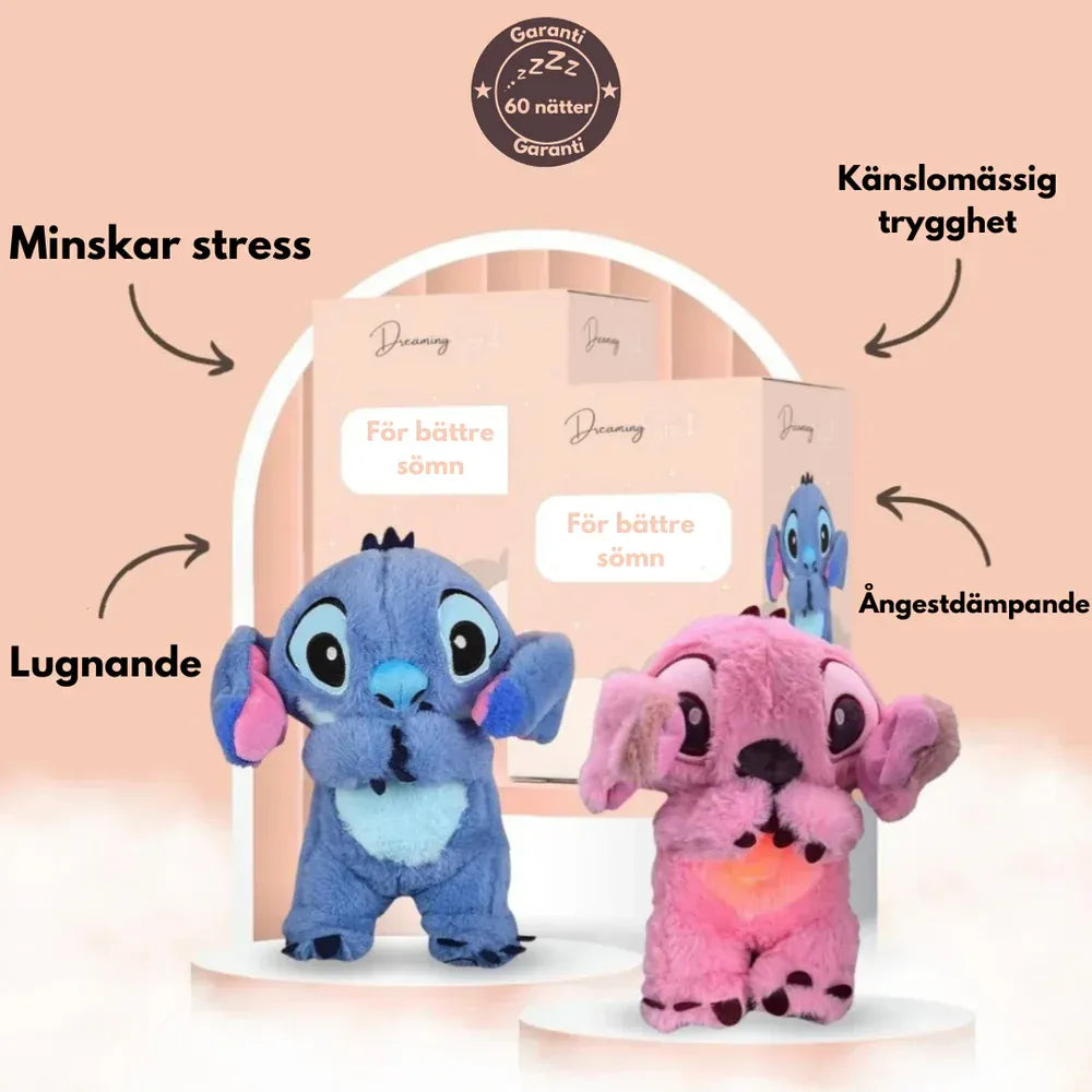 Dröm kram™ – Lugnande Sovkompis med Ljus & Ljud