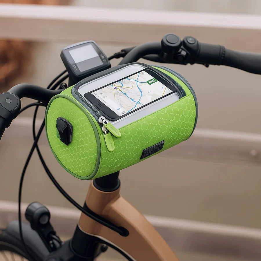 CycleMate™ – Vattentät Styreväska för Cykel med Praktisk Pekskärm