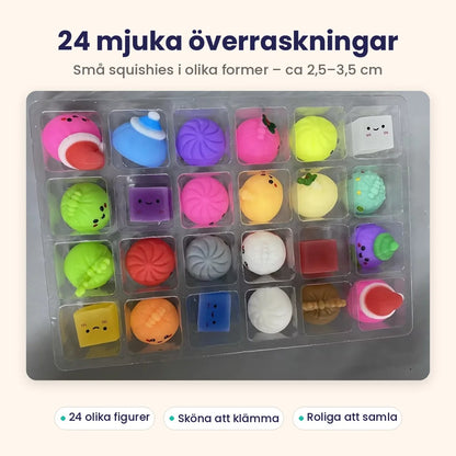JullyKid™ Squishy Adventskalender – 24 överraskningar